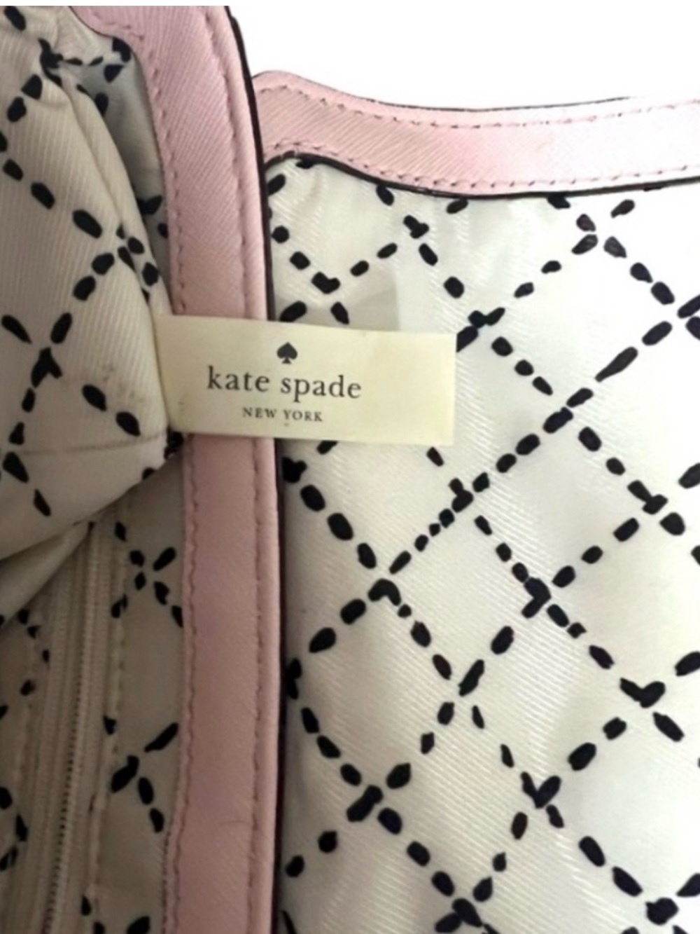 Kate Spade Blush Pink Chain Shoulder Bag Gold Hardware Balletcore Soft Luxury - Picture 7 of 8